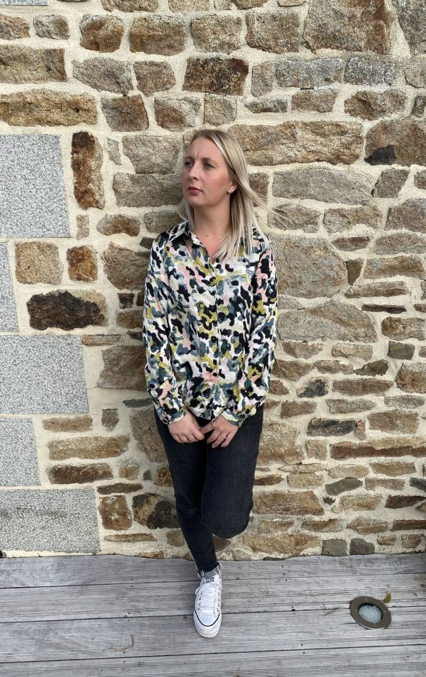 Chemise Jade et pantalon noir
