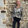 Chemise Jade et pantalon noir