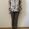 Pantalon nina velour kaki 01