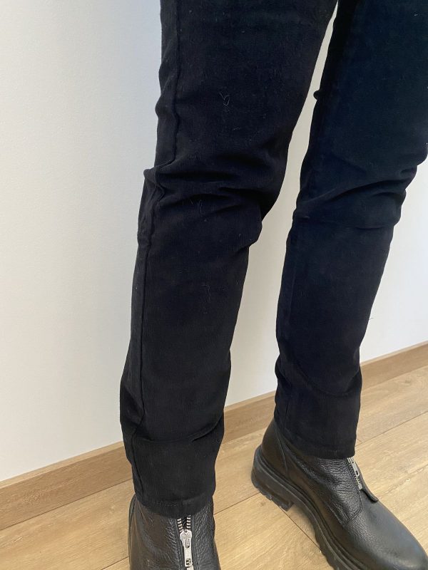 Pantalon nina velour noir 04