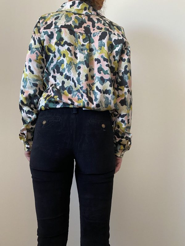 Pantalon nina velour noir 05