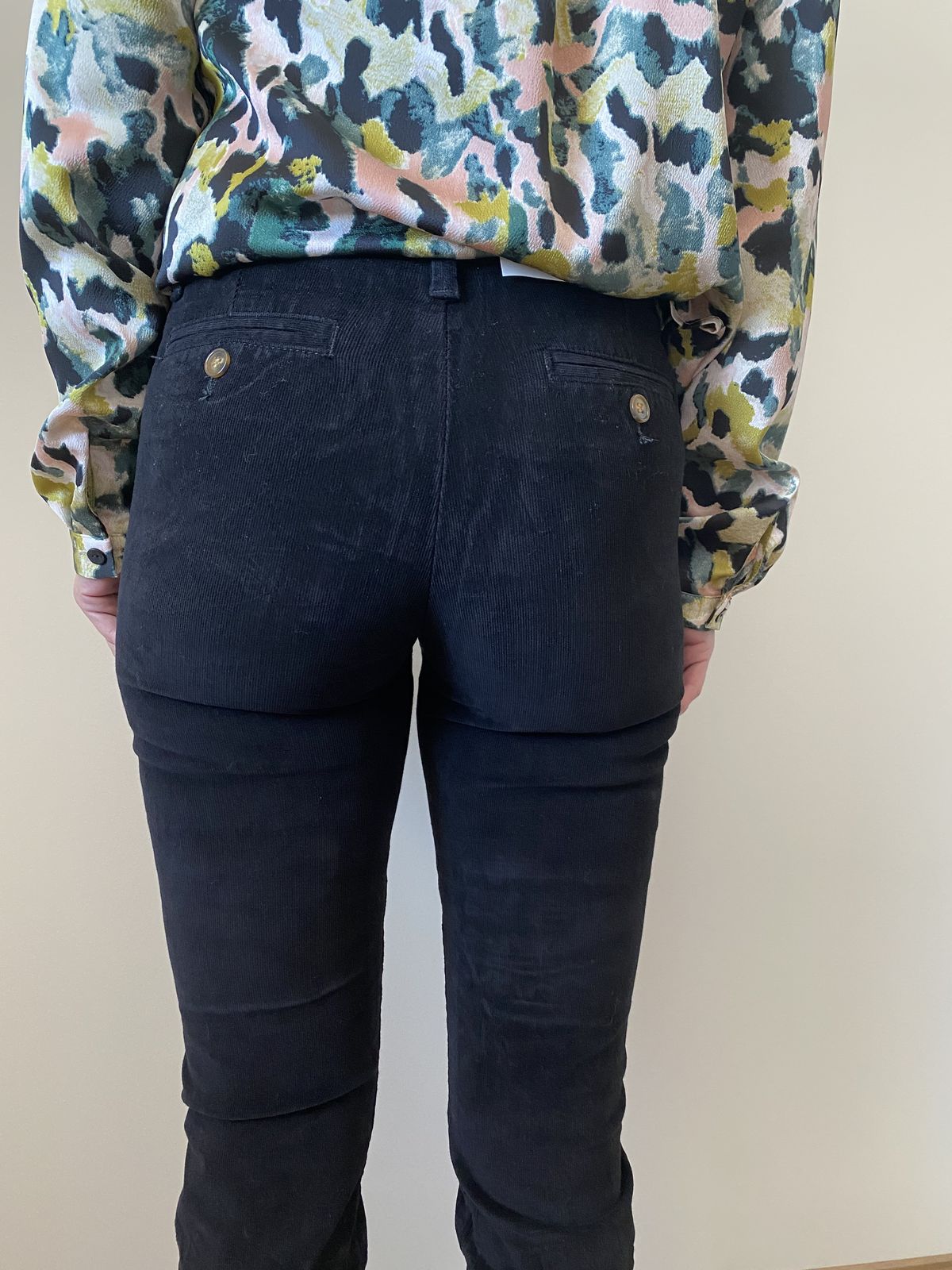 Pantalon nina velour noir 06