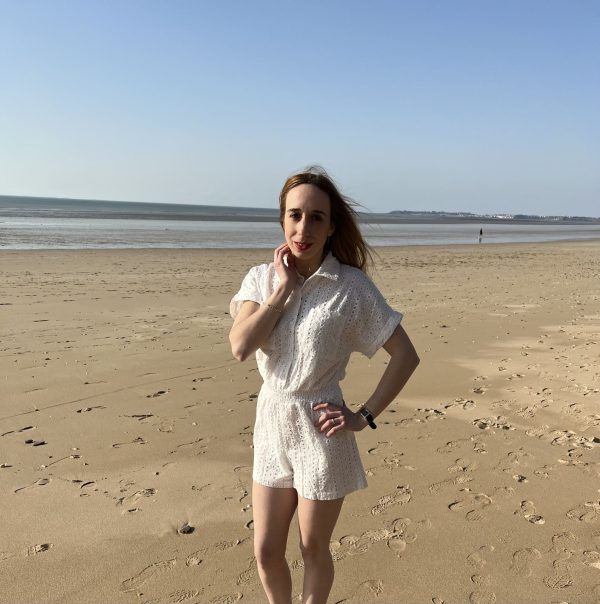 Combishort borderie anglaise "Assia"