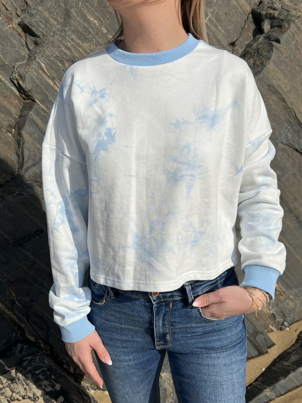 Sweat tie and dye "Charline"