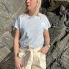 T-shirt bleu ciel "Zoé"