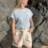 T-shirt bleu ciel "Zoé"