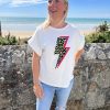 T-shirt "Eclair" blanc