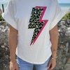 T-shirt "Eclair" blanc