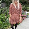 Robe "Grace" brique