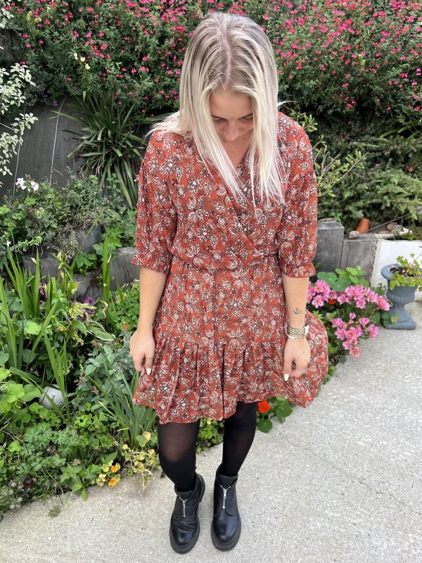 Robe "Grace" brique