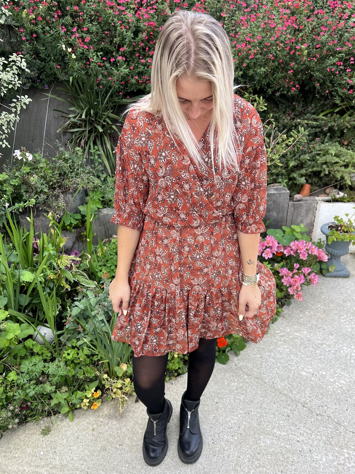 Robe "Grace" brique