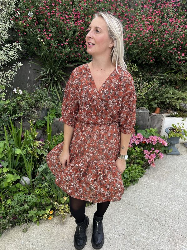 Robe "Grace" brique
