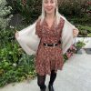 Robe "Grace" brique