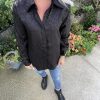 Chemise léopard noir "Lise"