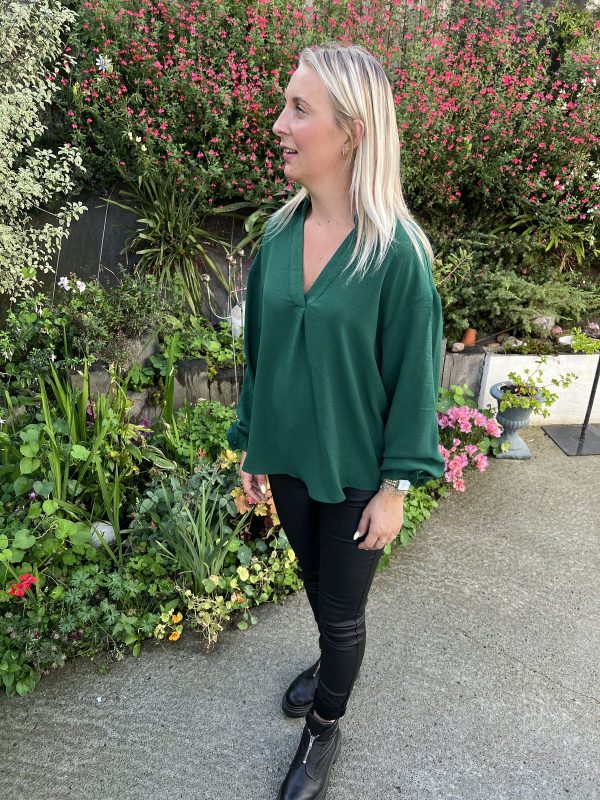 Blouse verte "Louna"