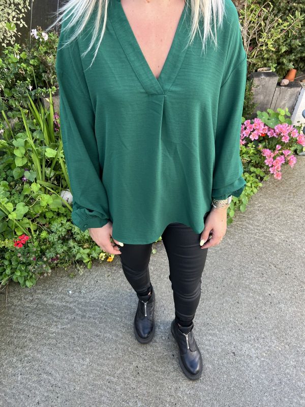 Blouse verte "Louna"