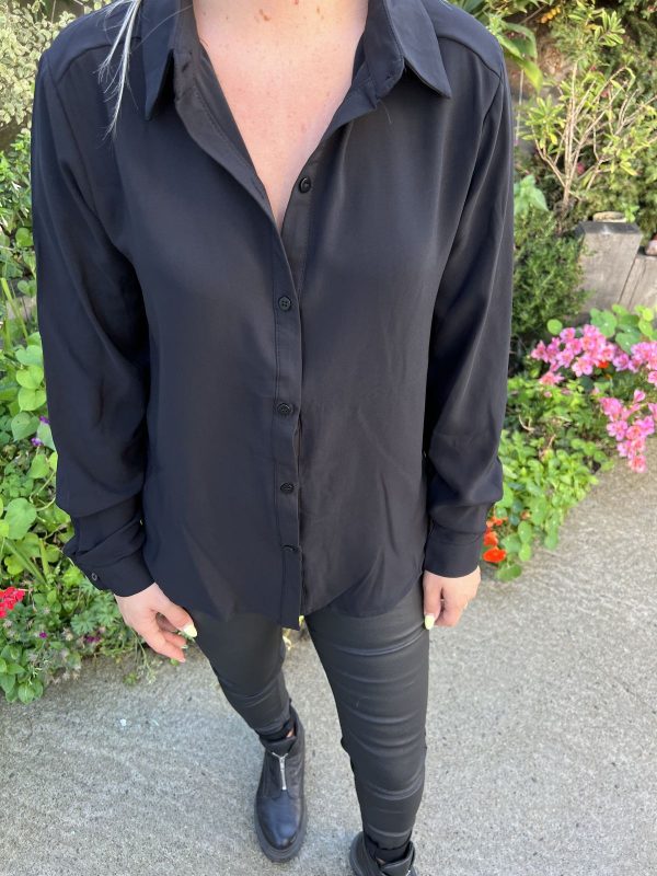 Chemise noir "Manon"
