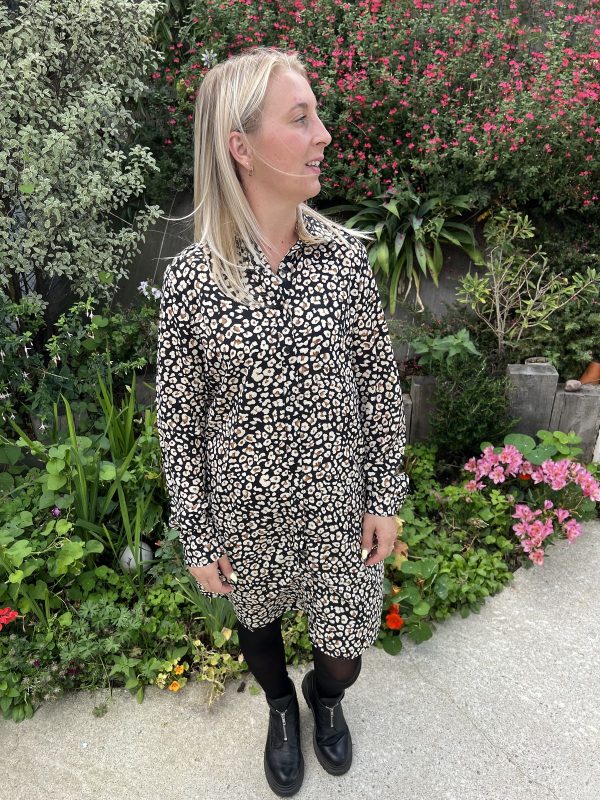 Robe chemise léopard (Maria)