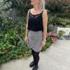 Jupe pied de poule "Paolina"