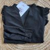 Blouse noire "pailletée"