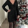 Robe noire "sequins"