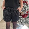 short noir "sequins"