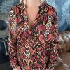 Blouse colorée ethnique