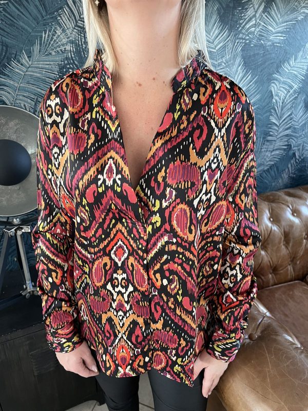 Blouse colorée ethnique