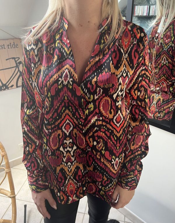 Blouse colorée ethnique