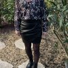Blouse léopard fuchsia/vert