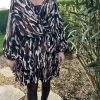 Robe tachetée chocolat