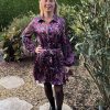 Robe chemise à imprimé ethnique