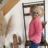 Gilet en maille rose