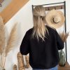 Gilet noir tressés