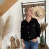 Gilet noir tressés