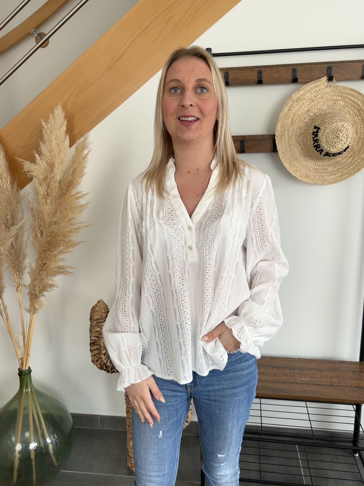blouse blanche femme