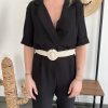 Combinaison pantalon fluide noire