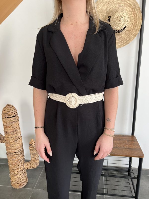 Combinaison pantalon fluide noire
