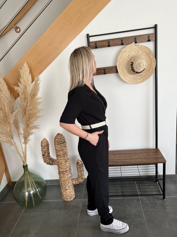 Combinaison pantalon fluide noire