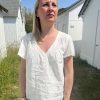 Blouse blanche broderie