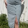 Jupe midi fleurie