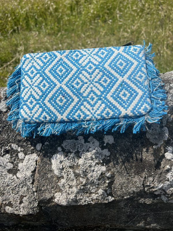 Pochette femme œil bleu