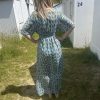 Robe longue imprimée
