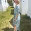 Robe longue imprimée