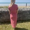 Robe midi terracotta