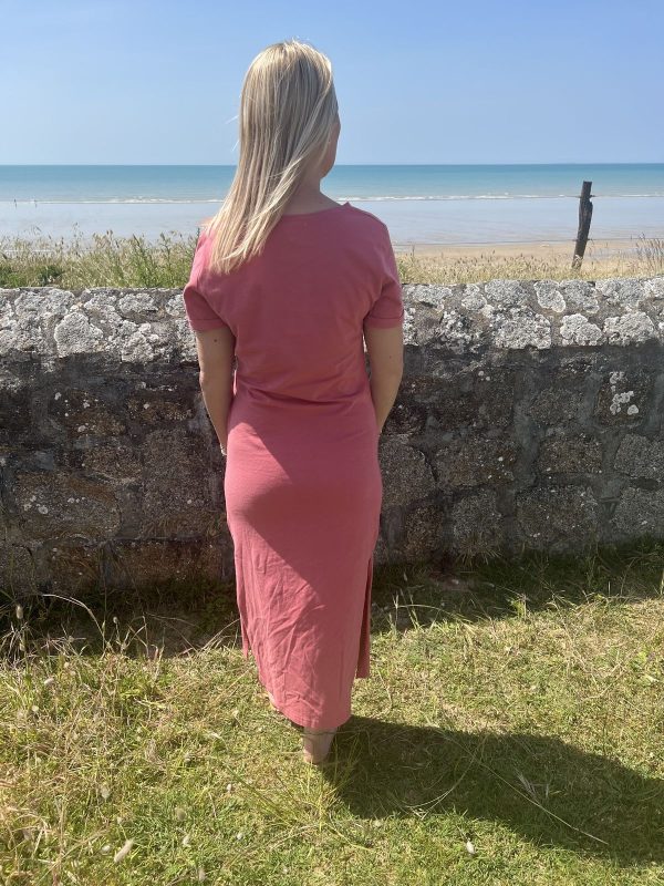 Robe midi terracotta