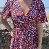 Robe fleurie multicolore