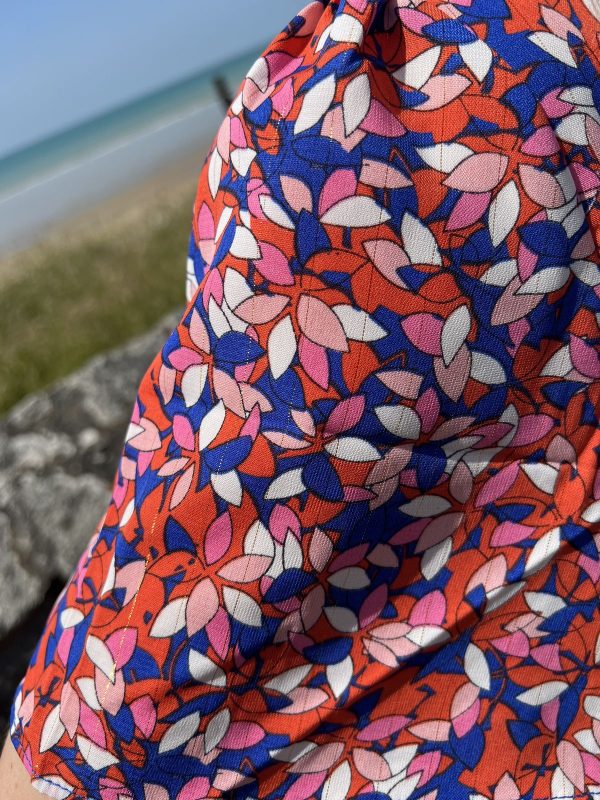 Robe fleurie multicolore