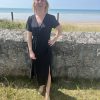 Robe noire midi