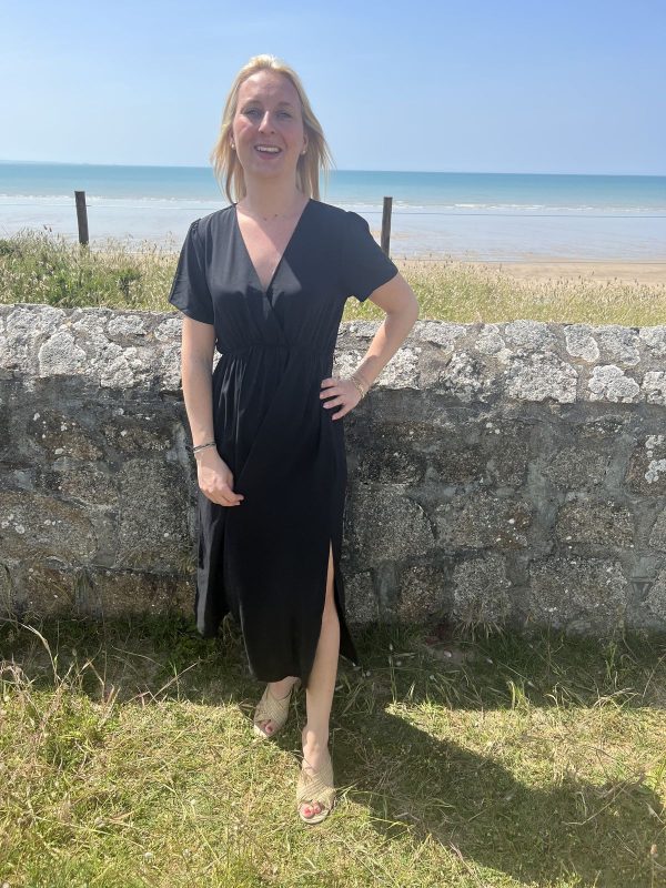 Robe noire midi